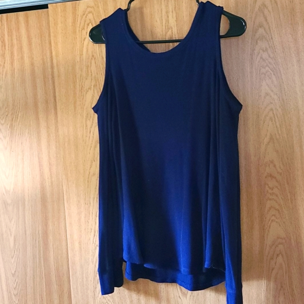 Women's Navy Blue Tank Top